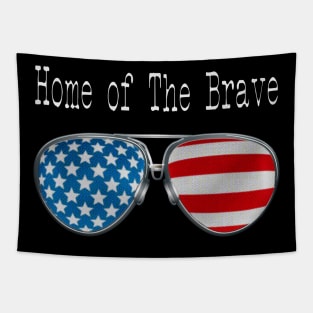 AMERICA PILOT GLASSES HOME OF THE BRAVE Tapestry