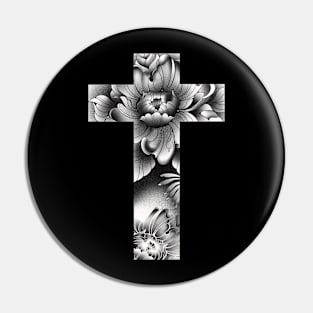 Tattoo cross Pin