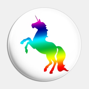 Gay Pride Unicorn Pin