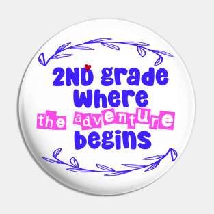 2nd Grade: Where the Adventure Begins Pin