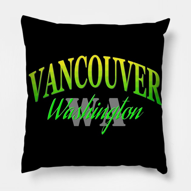 City Pride: Vancouver, Washington Pillow by Naves