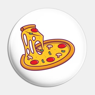 Pizza Melted Pin