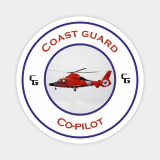 Co-pilots US Coast Guard Search and Rescue Helicopter - Dolphin Magnet