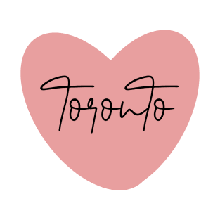 Toronto Pink Heart T-Shirt