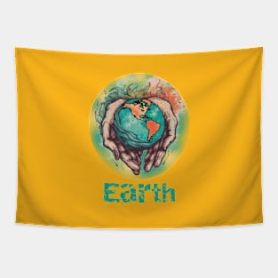 April 22 Earth Day,Be the change,Preserving our planet. Tapestry