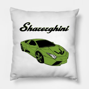 sharerghini green Pillow