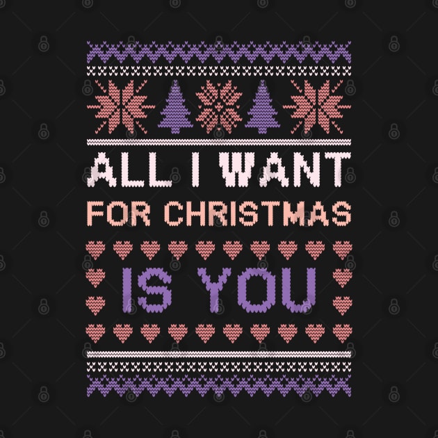 all i want for christmas is you ugly sweater by Hobbybox