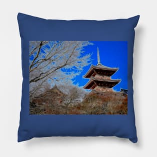 Kiyomizu temple, Kioto, Japan Pillow