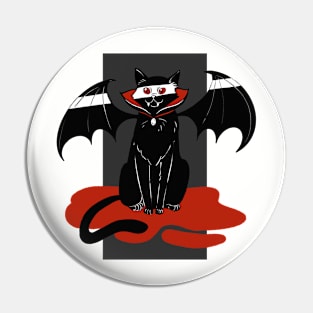 count duke vampire cat with bat wings Pin