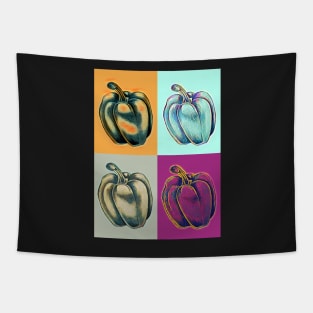 Warhol Peppers Tapestry