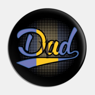 Barbadian Dad - Gift for Barbadian From Barbados Pin