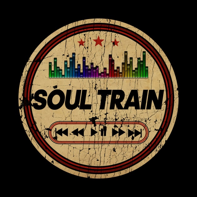 Graphic Soul Train Retro Distressed Cassette Tape Vintage by On Dragon Wings Studios