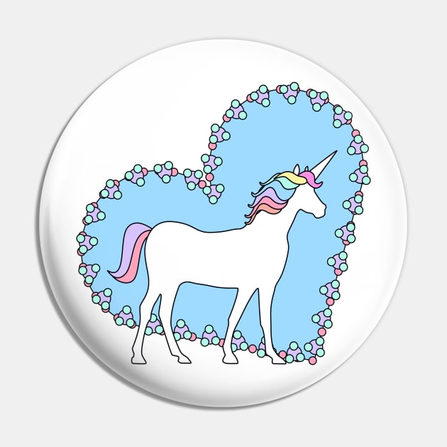 Unicorn Heart Pin by albaley