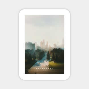 Melbourne | Retro Cityscapes Magnet