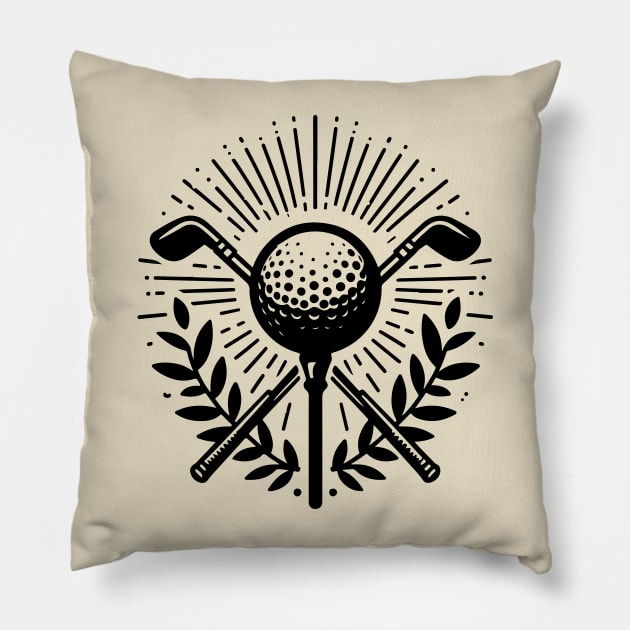 golf Pillow by raventink