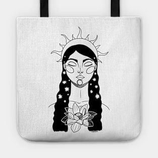 Astrological Lotus Tote