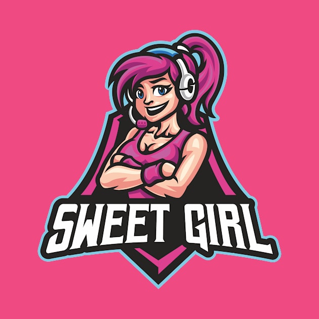 sweet girl T-shirt Design by Pri7742