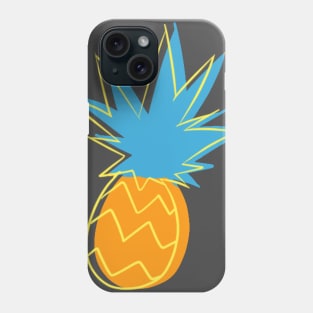 Neon Pop Art Pineapple Frenzy Phone Case