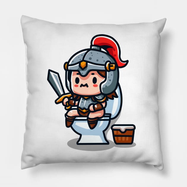 Warrior Poop Pillow by Rekayasabumi