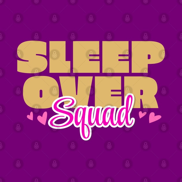 VIP Sleepover Squad Slumber Party Pajamas by BrightLightArts