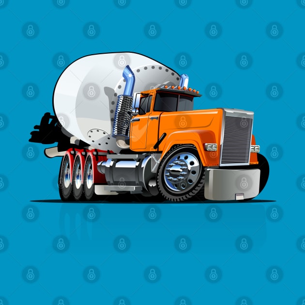 Cartoon Mixer Truck by Mechanik