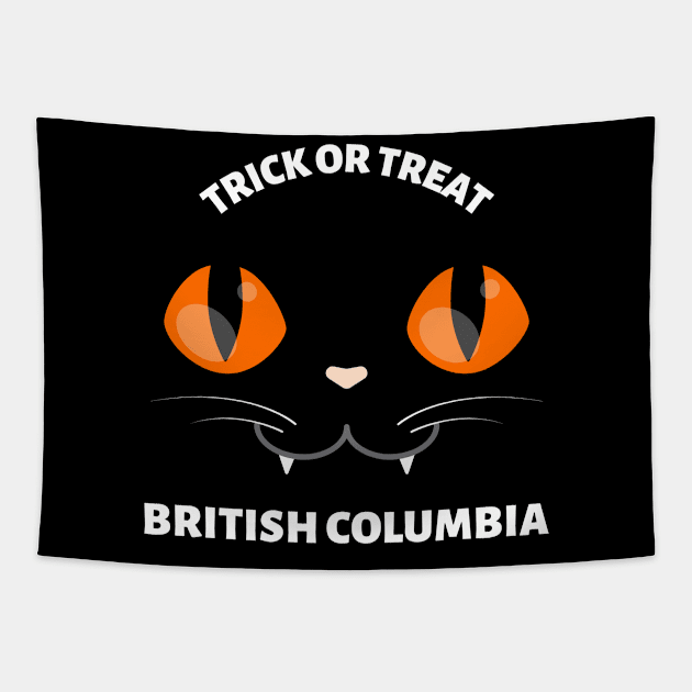 Trick or Treat British Columbia Tapestry by Canada Tees