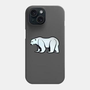 Graceful Arctic King: Portrait of a Polar Bear Phone Case