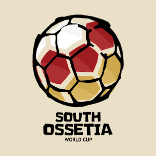 South Ossetia Football Country Flag T-Shirt