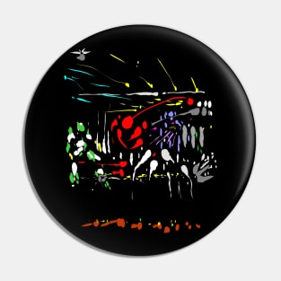 abstract sci-fi - space battle Pin