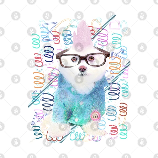 Hipster dog by Mimie20