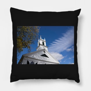 white courthouse Pillow