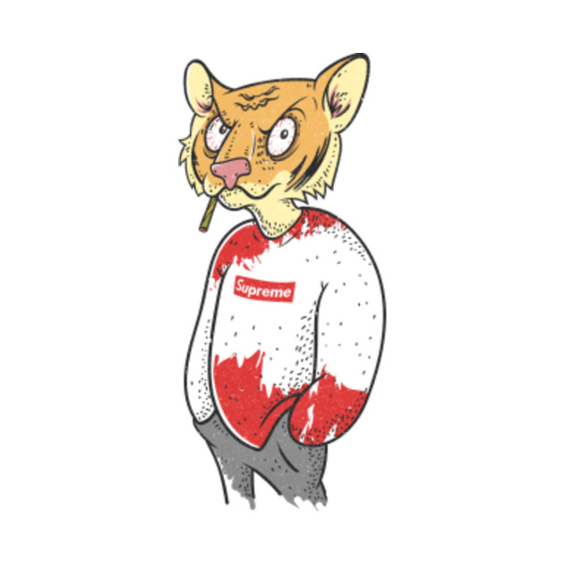 supreme tiger shirt