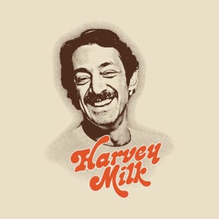 Harvey Milk Retro 70s Design T-Shirt