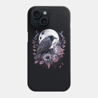 Raven Moon Phone Case