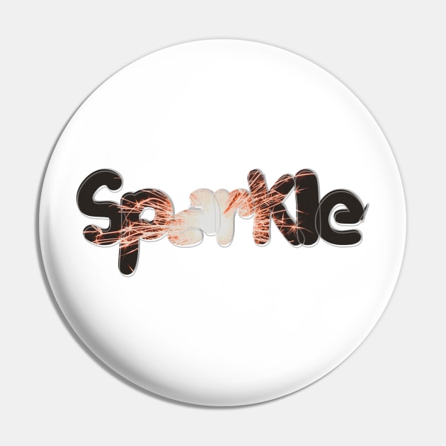 Sparkle Pin by afternoontees