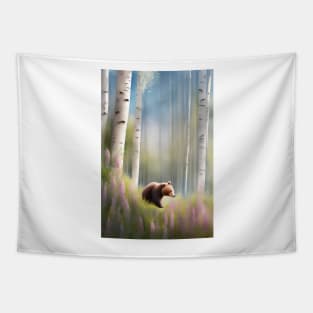 Forest Bear Tapestry