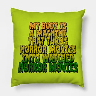 My Body is a Slimy Machine Pillow