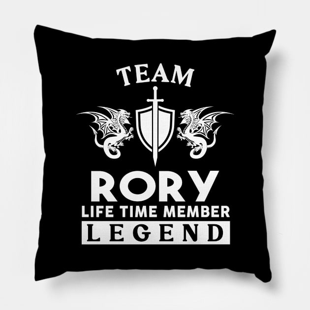 Rory Name T Shirt - Rory Life Time Member Legend Gift Item Tee Pillow by unendurableslemp118