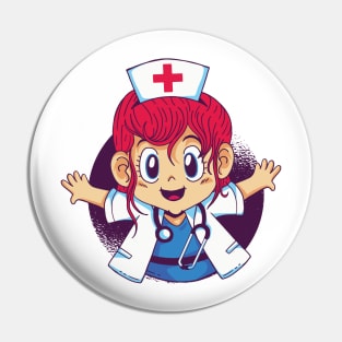 Doctor girl Pin