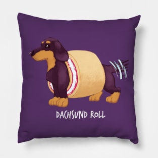 Dachsund Roll Pillow