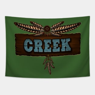 Creek Old Board Tapestry