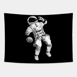 casual cosmic astronaut t-shirt for special gift Tapestry