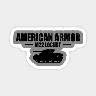 M22 Locust Tank (distressed) Magnet