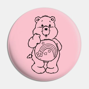 care bear's round belly Pin