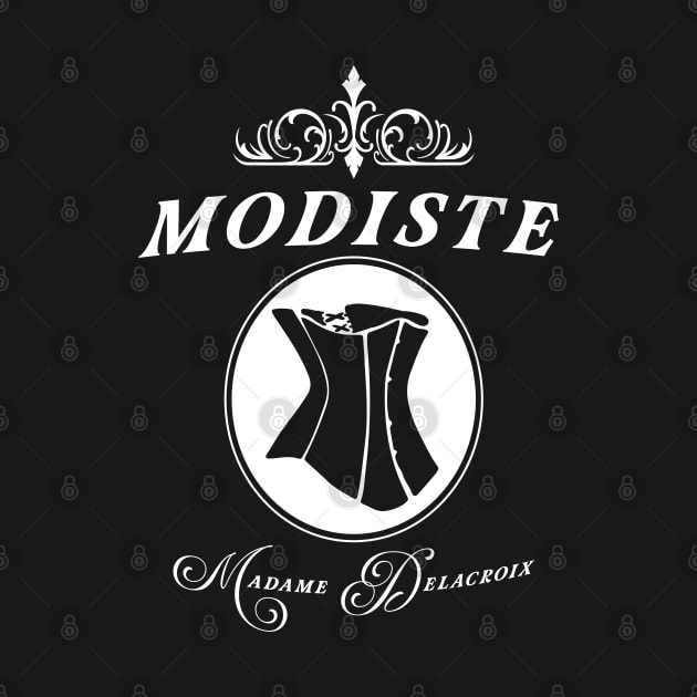 Modiste corset design, Madame Delacroix couturier to Bridgerton Society by YourGoods