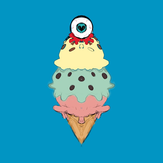 Eye-Scream Cone by supernekocatchandeluxepro