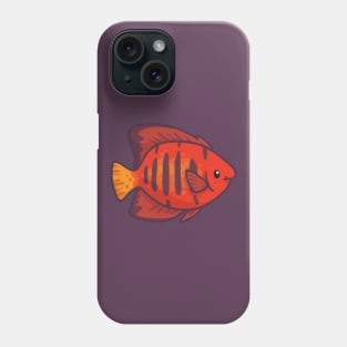 Flame Angelfish Phone Case