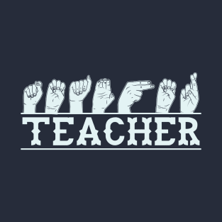 Sign language teacher ASL conversation T-Shirt