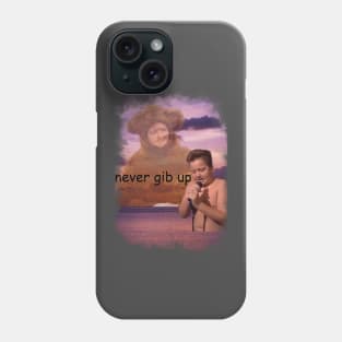 never gib up gibby Phone Case