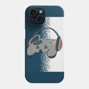 Cool gamer console controller with headphones Phone Case